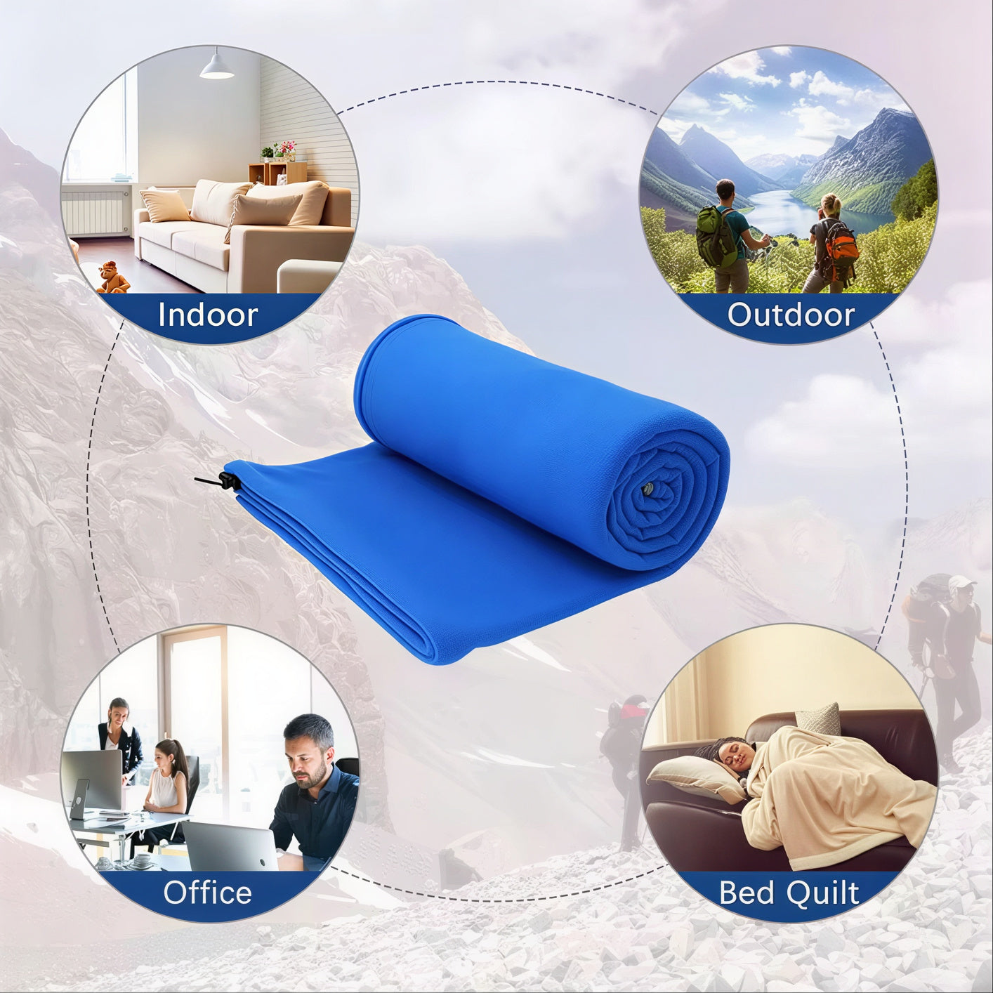 Wildnest™ AeroComfort Ultralight Fleece Sleeping Bag